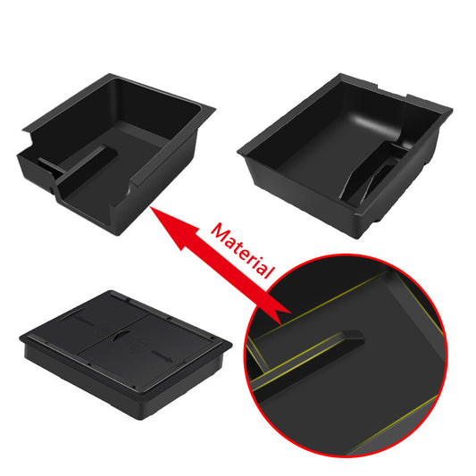 3/ Kit Center Console Storage Tray for 2019-2023 for Tesla Model 3/Y Armrest Drawer