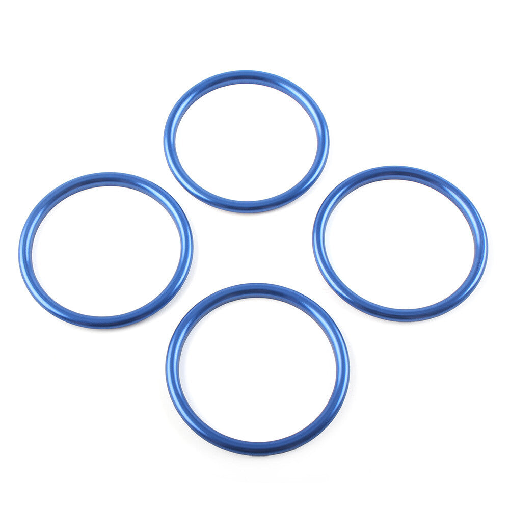 Air Condition Vent Outlet Inner Ring Trim for Audi A1 S1 8X 2010-2018 Blue 4 Pcs