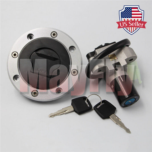 Fit for Suzuki TL1000R SV650 GS600F Ignition Switch Lock Gas Cap Cover Key Set