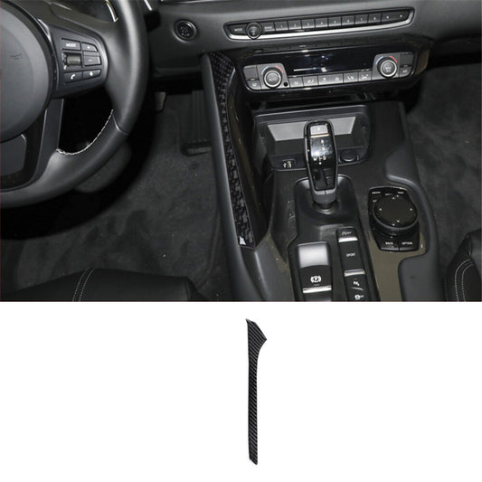 Carbon Fiber Interior Left Of Gear Shift Cover Trim for Toyota Supra A90 2019-22