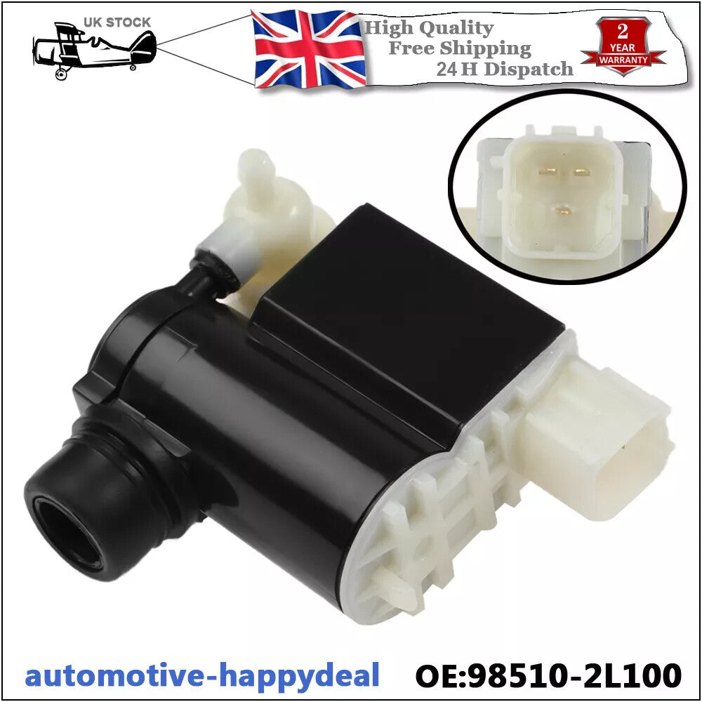 for HYUNDAI i10, i20, i30, ix20, ix55 DUAL TWIN OUTLET WINDSCREEN WASHER PUMP