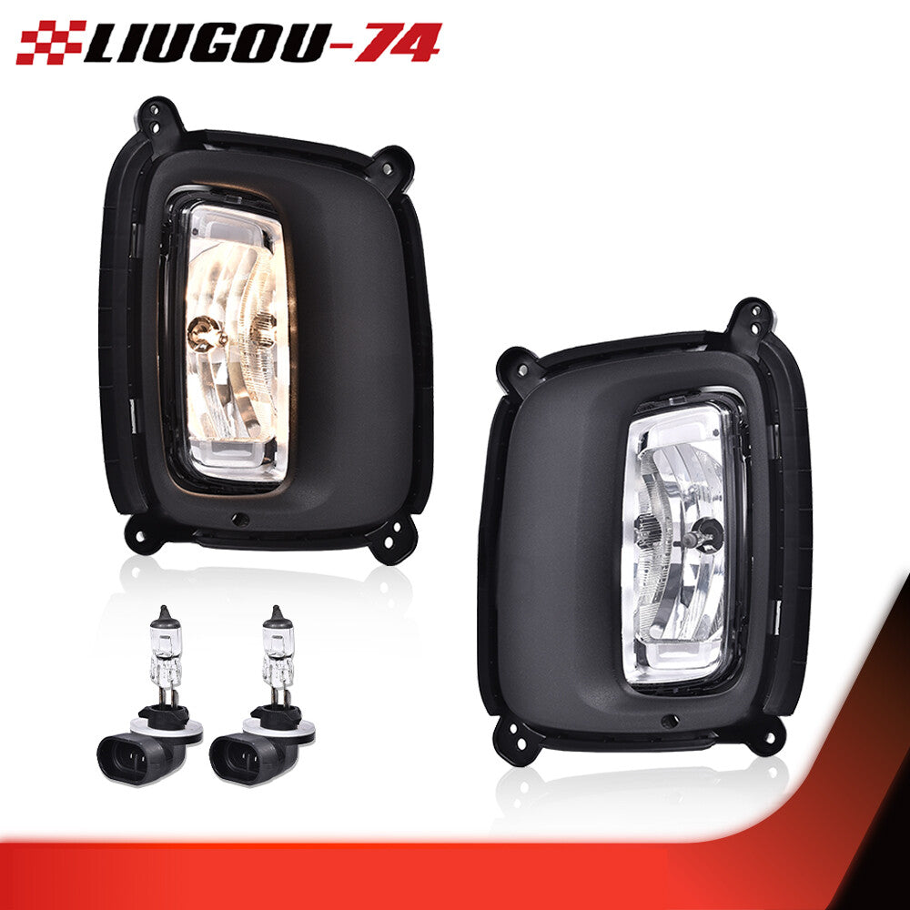 Suitable for 2014 for Kia Sorento front-wheel drive fog light kit with bezel - new