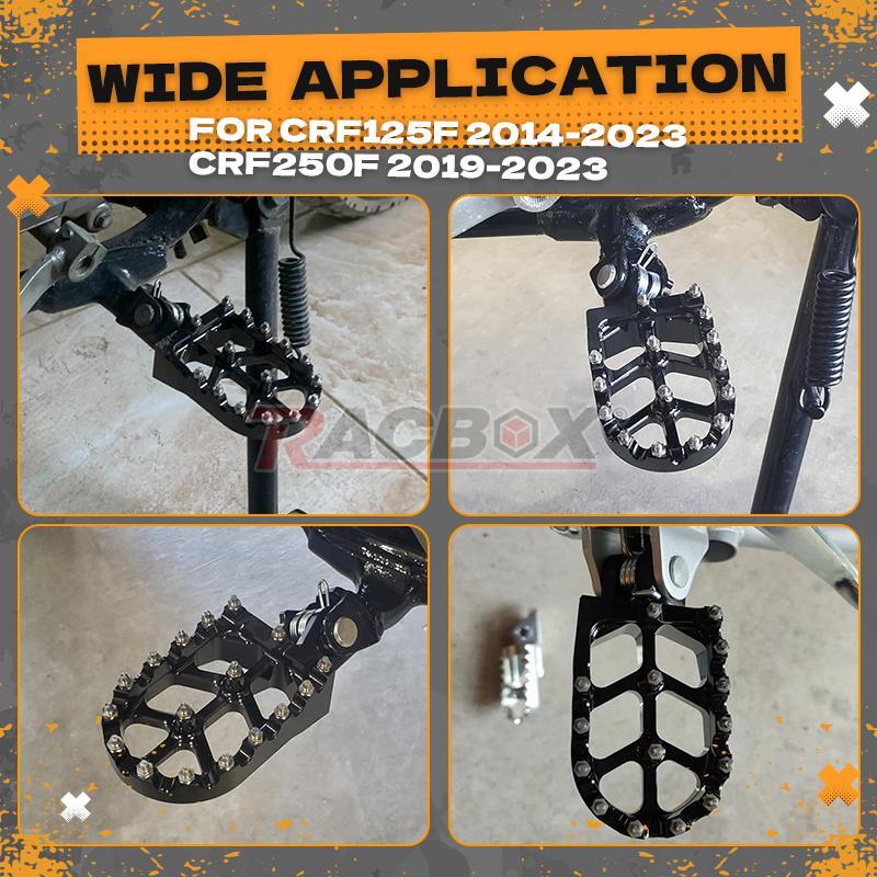 Sur Ron Foot Pegs Surron Pedal Aluminum For Dirt Bike Light Bee Surron S/X Black