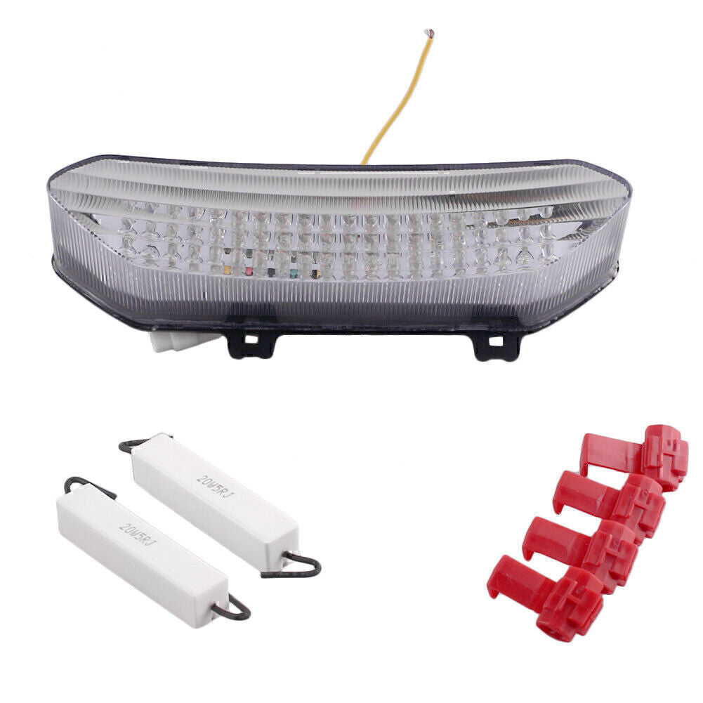 Clear Motorcycle Tail Light Turn Signals LED Fit for Yamaha R1 2002 2003