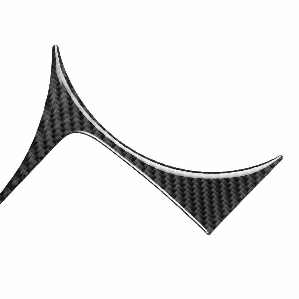 Carbon Fiber Console Water Cup Holder Panel Frame Trim for Nissan 370Z 2009-20