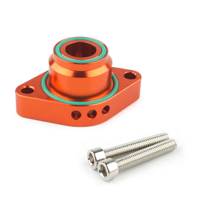 Orange blow valve adapter for 1.4 TSi for Volkswagen for Audi seats, for Skoda Turbo BOV, aluminum-based.