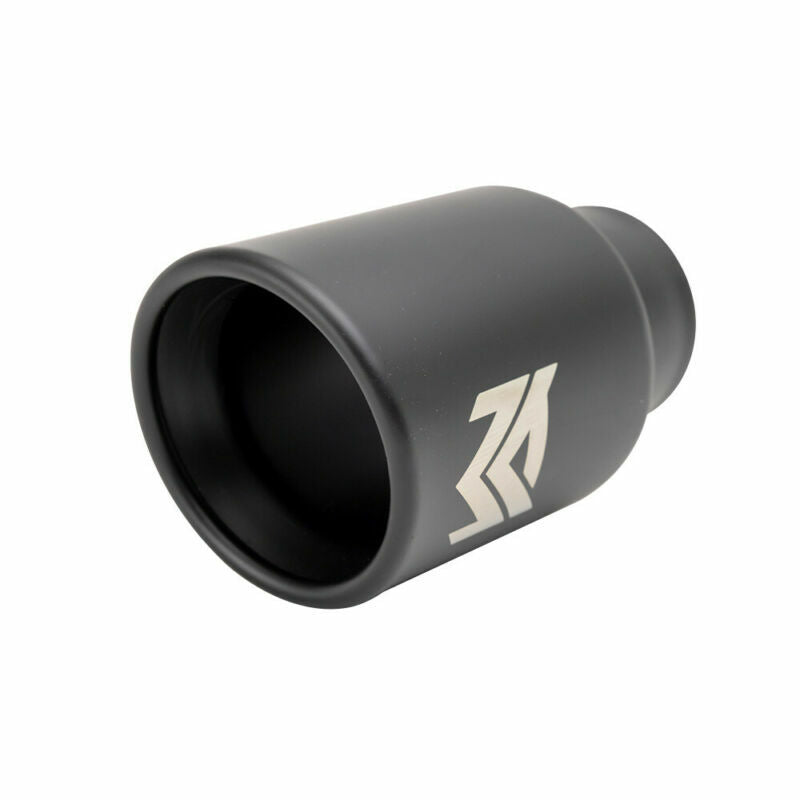 2.5in ID 3.5'' OD Universal Welding End Tail Tip Exhaust Tip Matte Black Tip