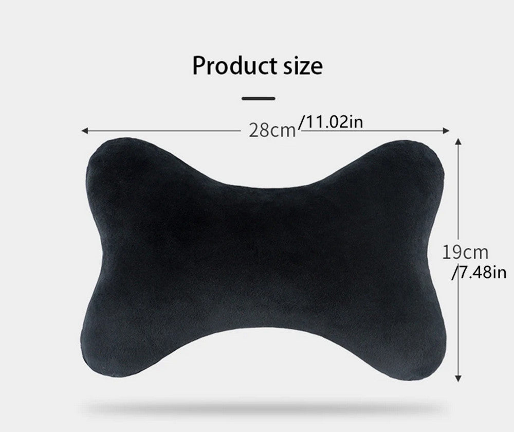 Pair Car for Seat Headrest Head Neck Rest Support Cushion Memory Foam Pillow Pad