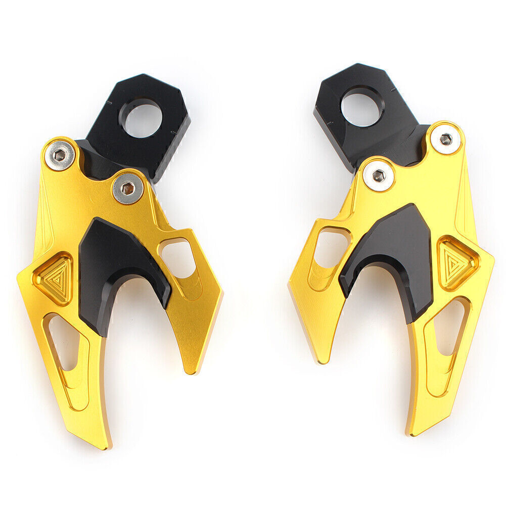 Aluminum Rear Fork Chain Adjuster Fit for Honda CB650F 2014 2015 2016 2017 2018 Gold