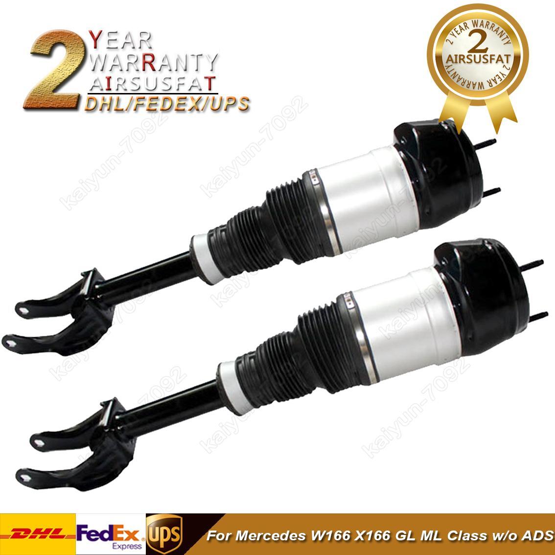 2pcs Front Air Suspension Shocks for Mercedes W166 X166 GL ML Class 1663202513