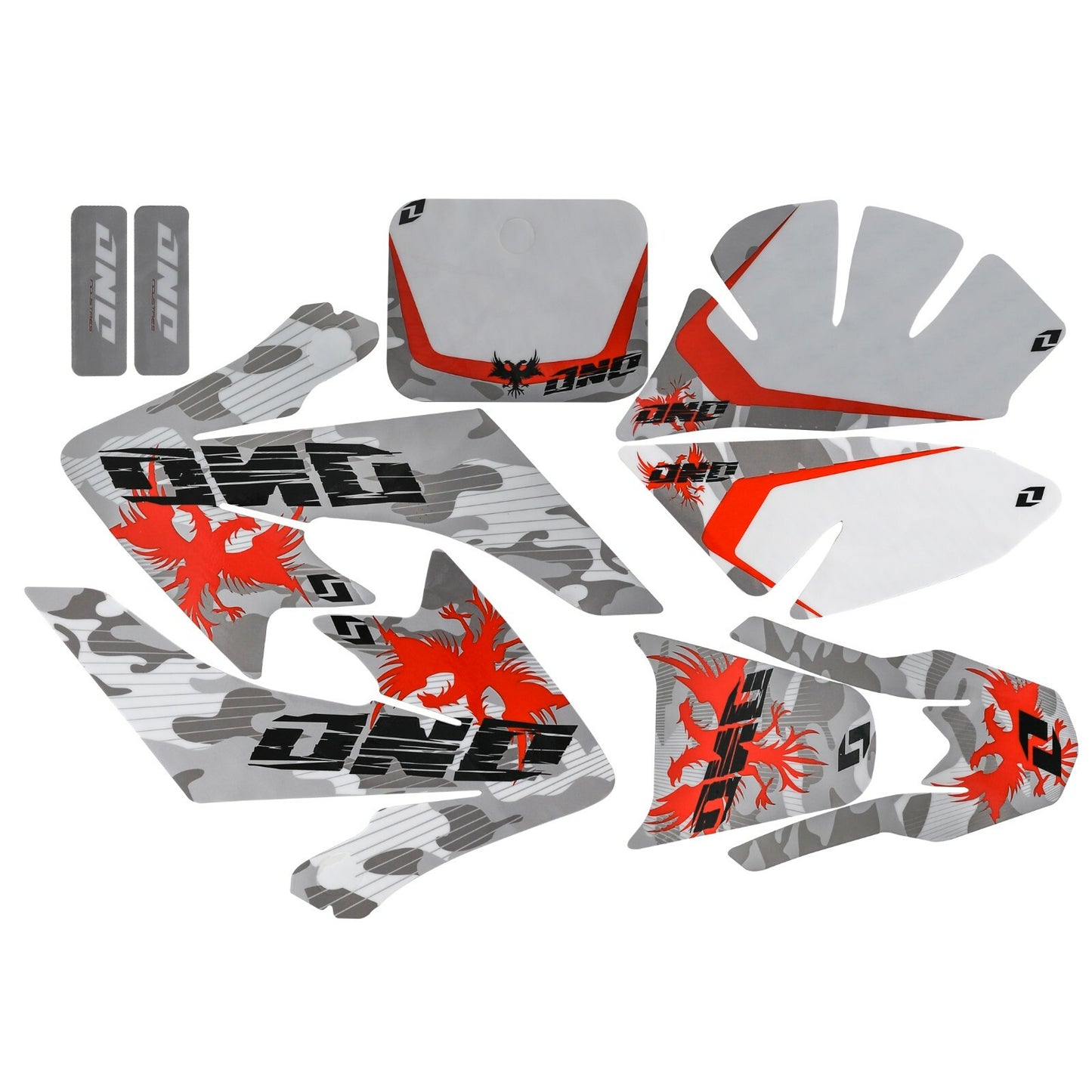 Decal and graphic kit for Honda CRF50 XR50 plastic Baja DR49 SSRPit bicycles
