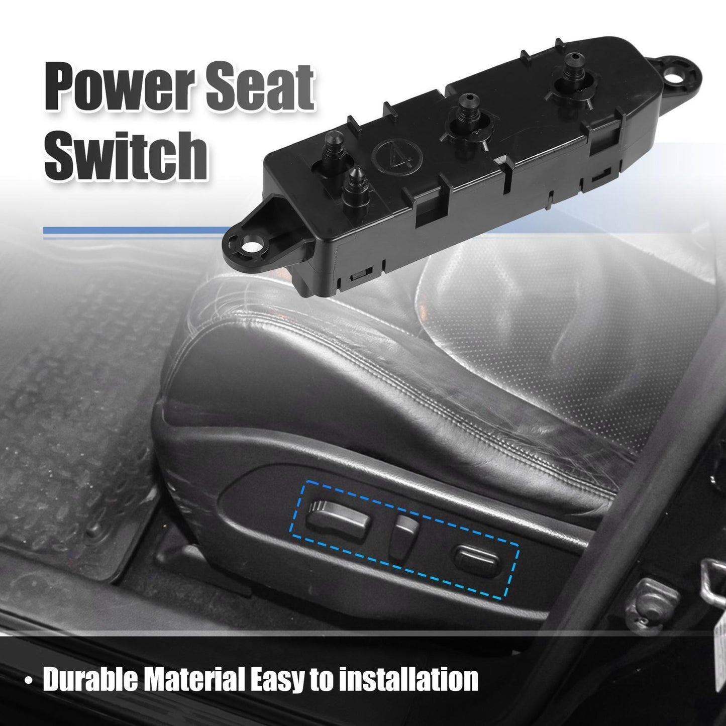 Front Right Passenger Side Power for Seat Switch for 87016-1AA0A for Nissan 2009-2013