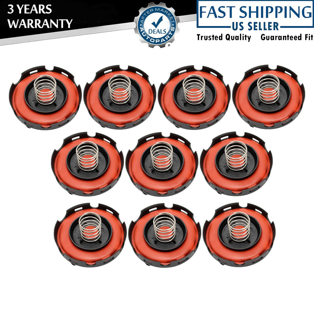 10X PCV Valve Diaphragm Repair Kit 917-064 for VW Beetle for Golf for Jetta Rabbit 2.5L