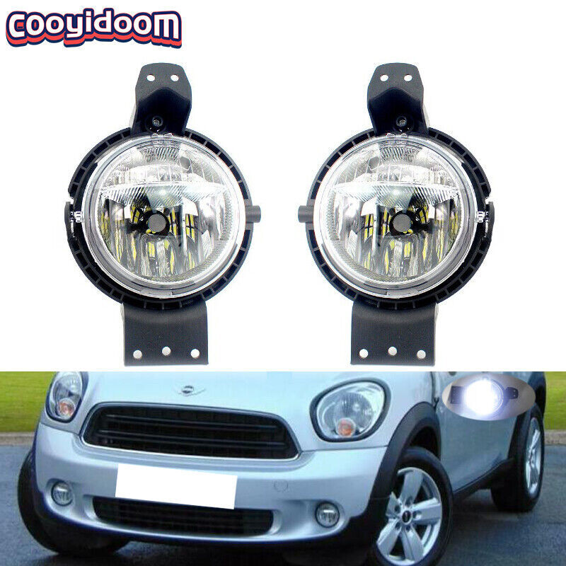 For 2011-2014 for Mini Cooper Countryman LED Front Bumper Fog Lights Left+Right