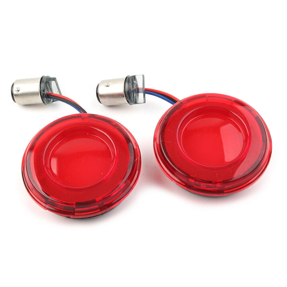1157 LED Front Turn Signal Light Lamp for Harley Red 2PCs Motor