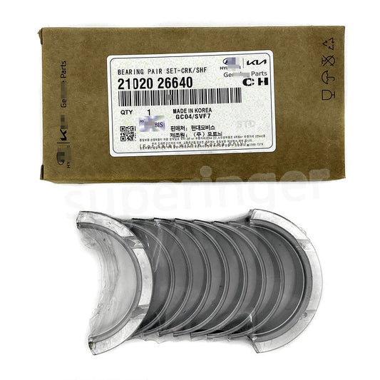 2102026640 Engine crankshaft connecting rod bearing suitable for 06-11 for Hyundai / for Kia