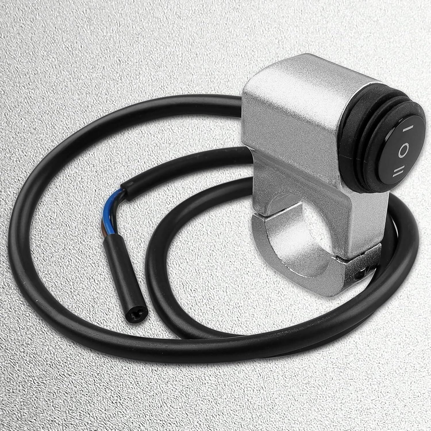 12V Motorcycle ATV Handlebar Headlight Switch,7/8 22-23mm On-Off-On Control CNC