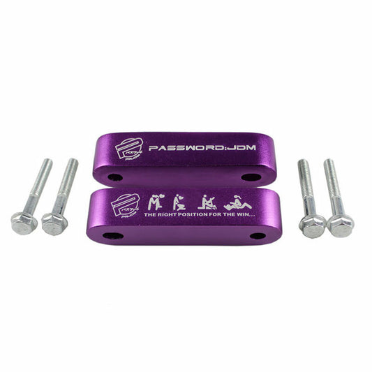 Anodized Purple Hood Spacer Hood Riser 3/4 for Honda for Civic CRX Del Sol Integra