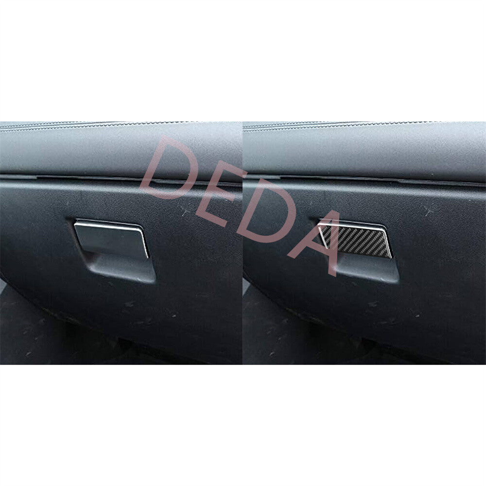 Carbon Fiber Glove Box Handle Panel Cover for Land Rover Discovery Sport 2015-19
