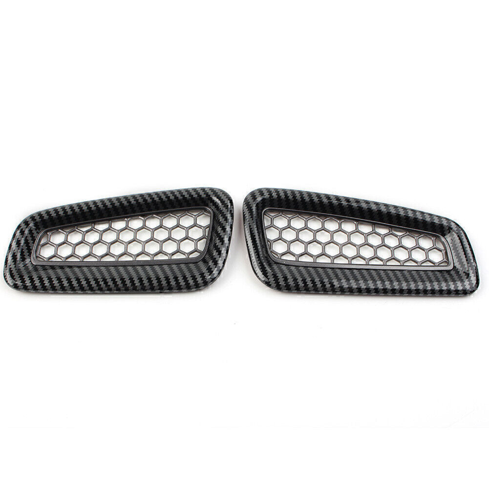 For 2022 Up for Honda for Civic 11th Carbon Fiber Dashboard LR Air Outlet Vent Cover