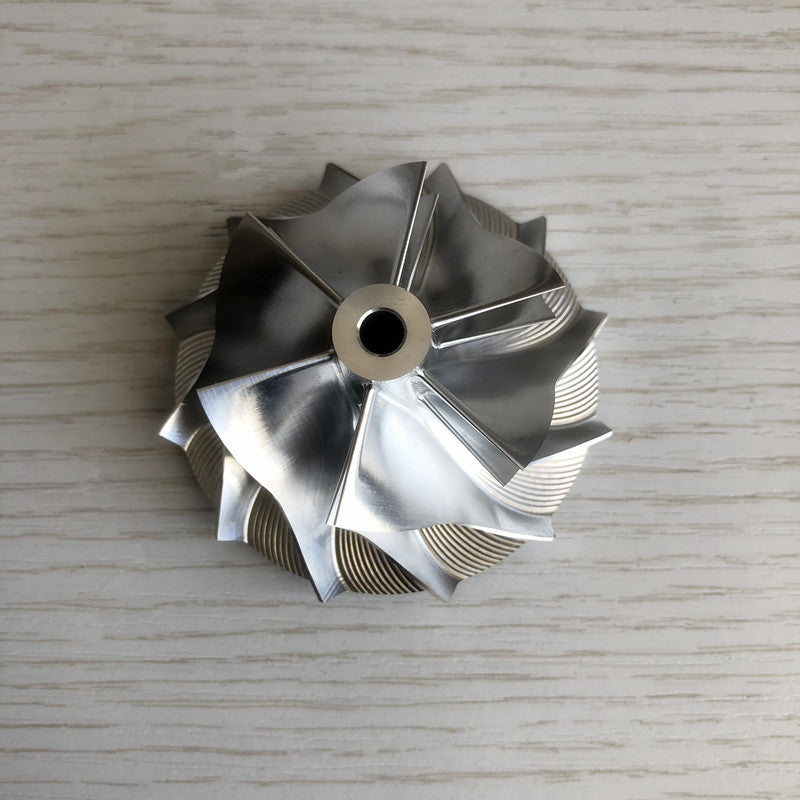 GT15-25 44.39/60.01 mm 6+6 blade performance billet compressor wheel suitable for Q7