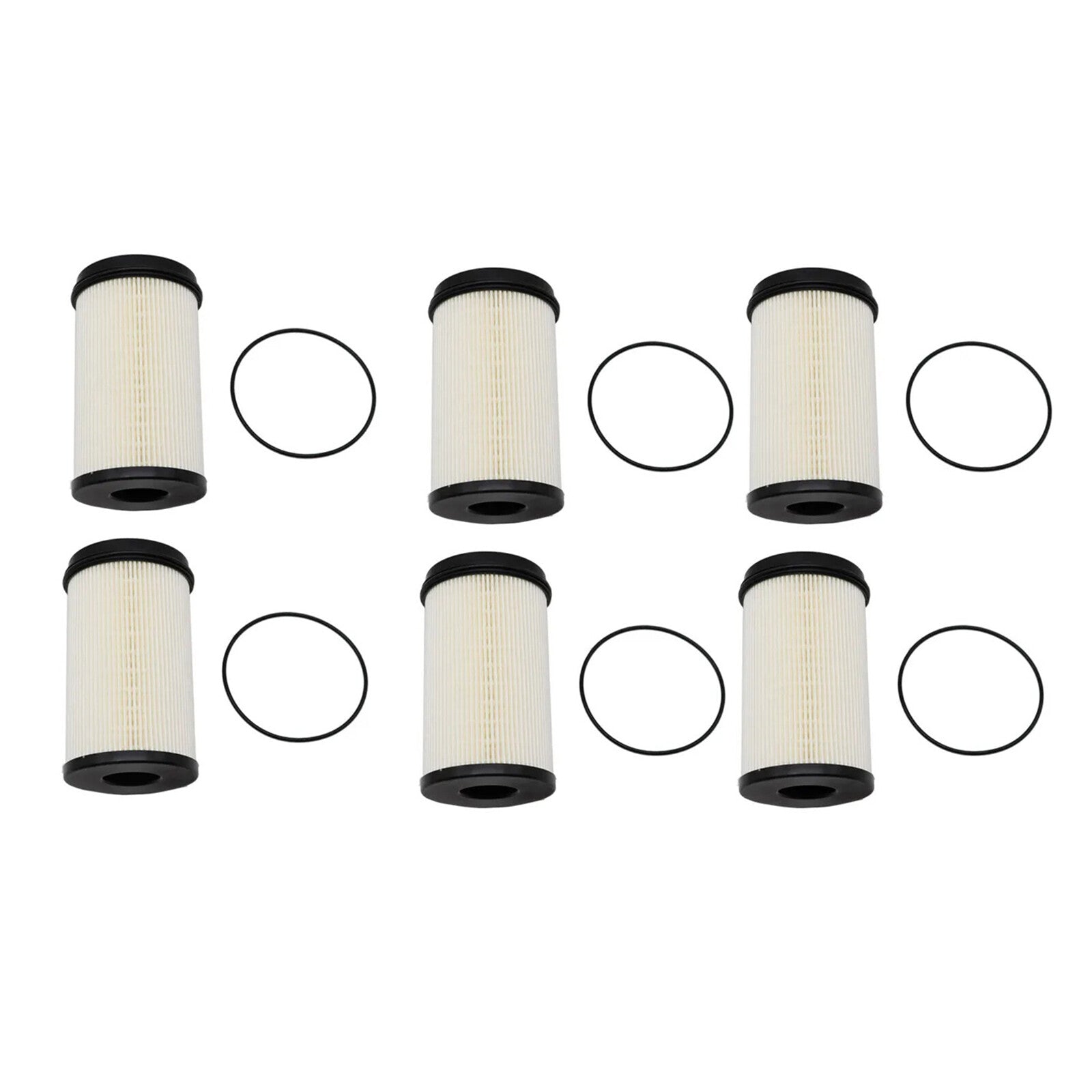 6PCS R61709 FS20176 Fuel Filter Element Diesel Engine For DD13 DD15 DD16