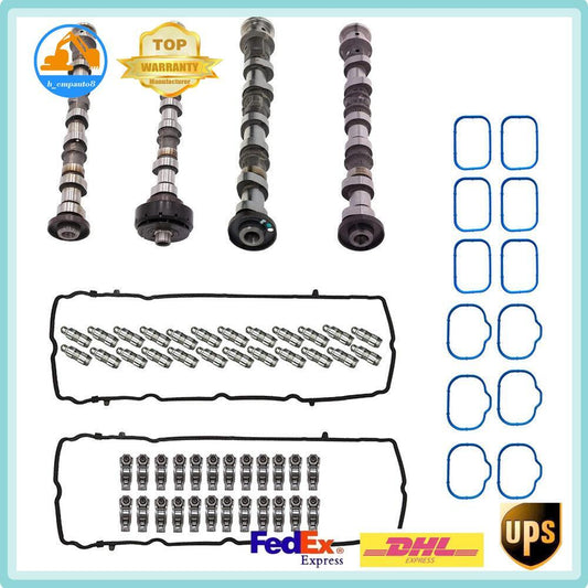 4x Camshafts Rockers Lifters Set for Chrysler for Dodge for Ram 11-16 3.6L V6