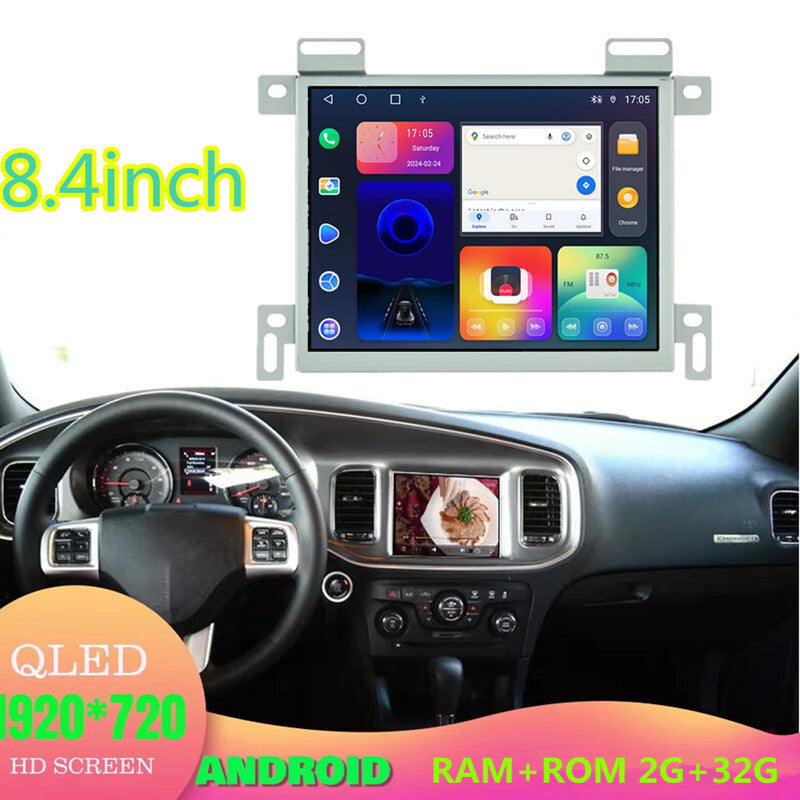 8.4 Inch Android 13 Car Radio for Dodge for Ram Charger for Jeep Grand GPS Navi Carplay