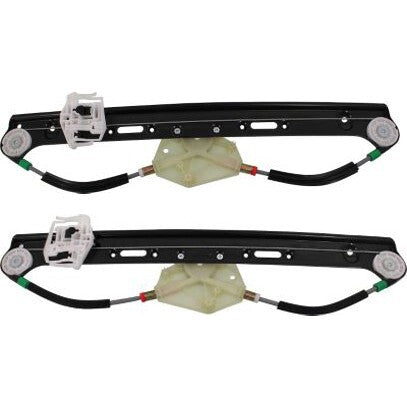 1 Pair RightLeft Power Window Regulator Set For 2004-2010 for BMW X3 Rear 2Pcs