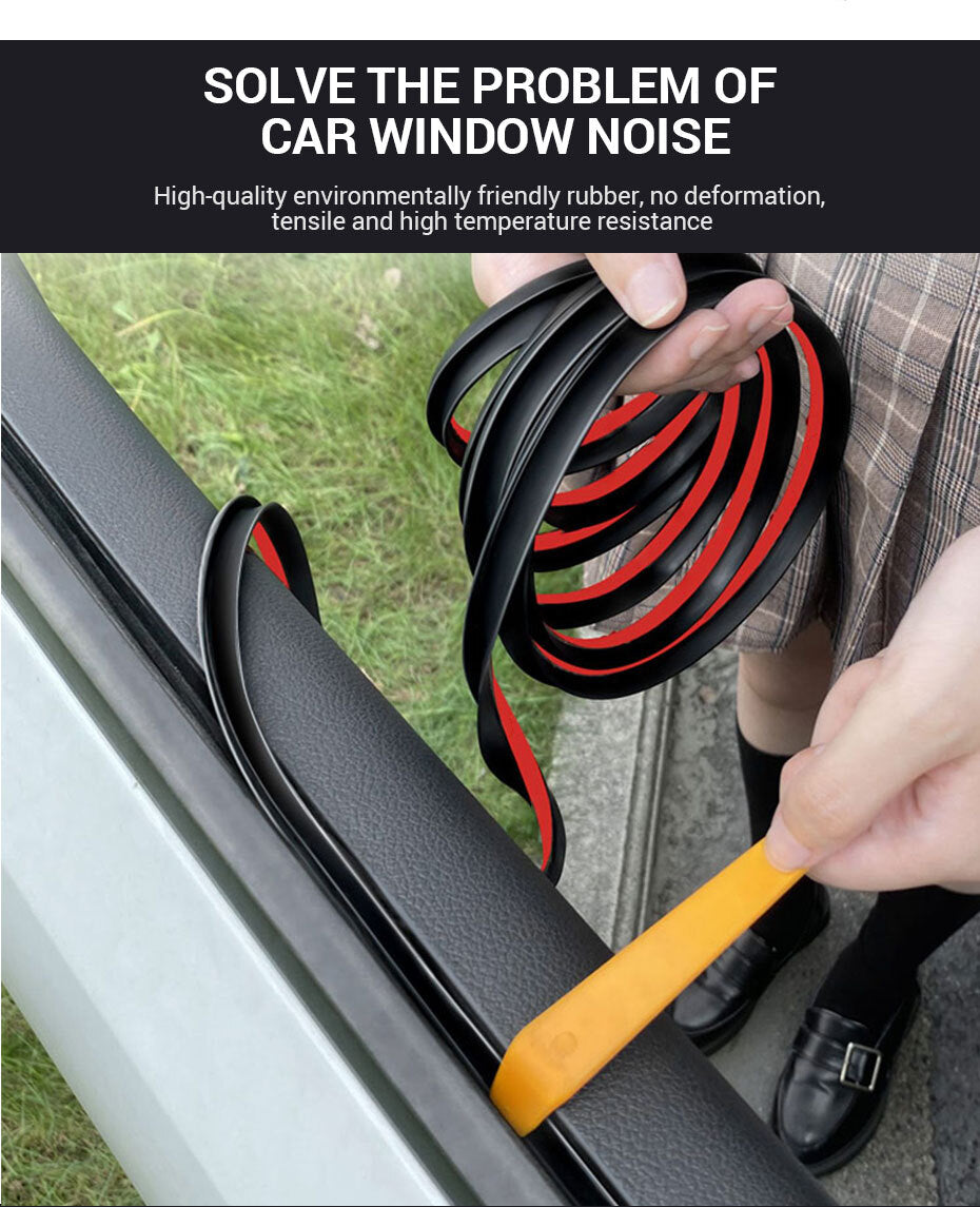 13ft for INFINITI V Shape Car Side Window Door Trim Edge Moulding Sealing Strip