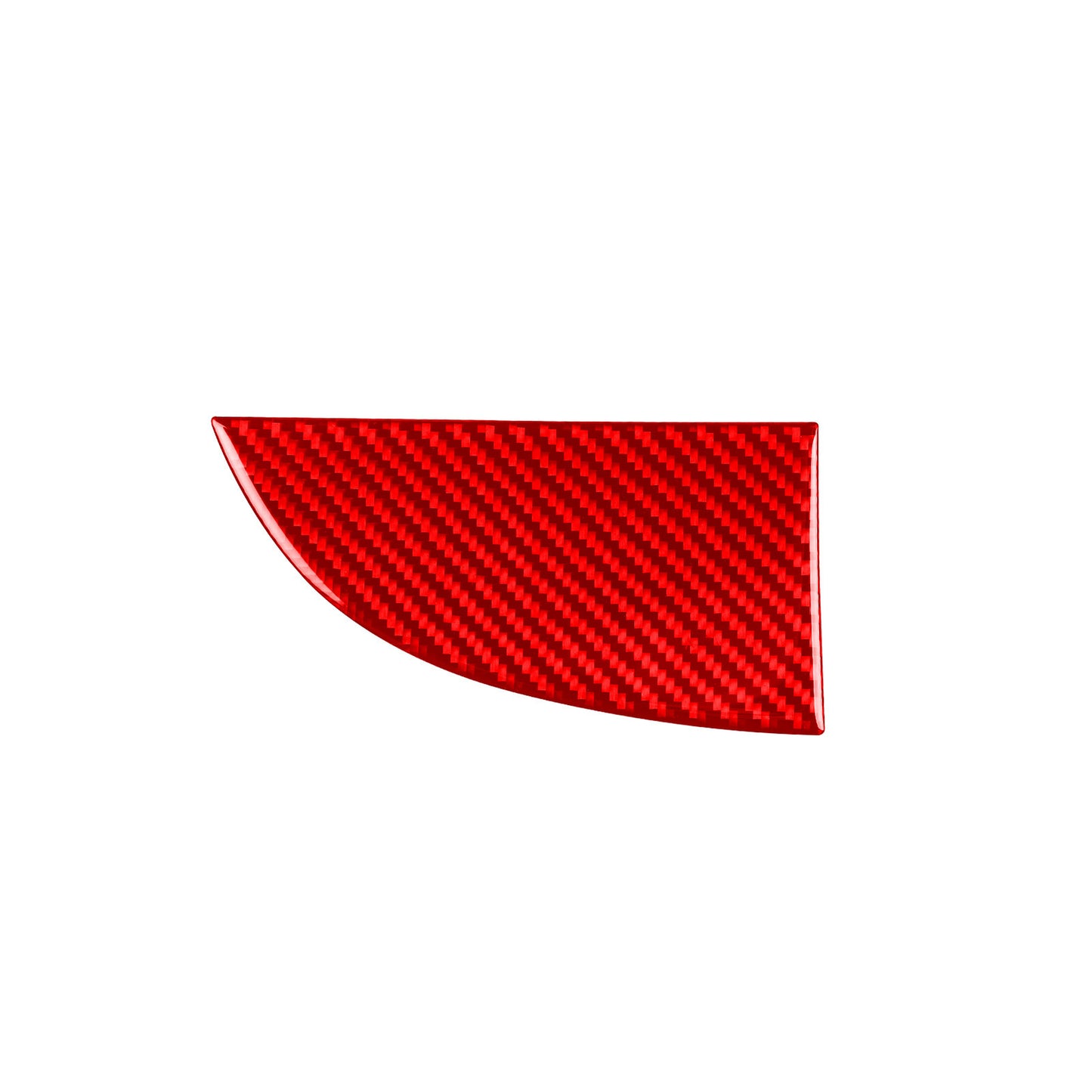 Carbon Fiber Interior Side Vent Door Panel Lcover Trim for Fiat 500 12-15