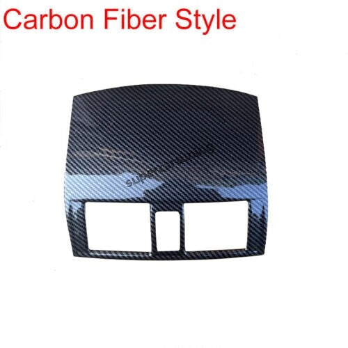 Carbon Fiber Style Central Console Air Outlet Vents for Toyota for Corolla 2009-2011