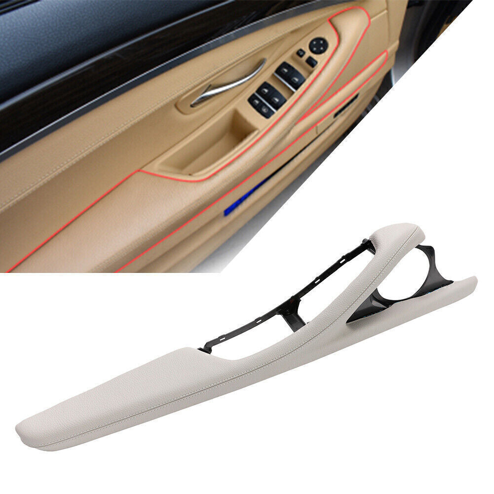 Inner Door Panel Handle Pull Trim Cover Fit for BMW 5 Series F10 F11 F18 2010-17