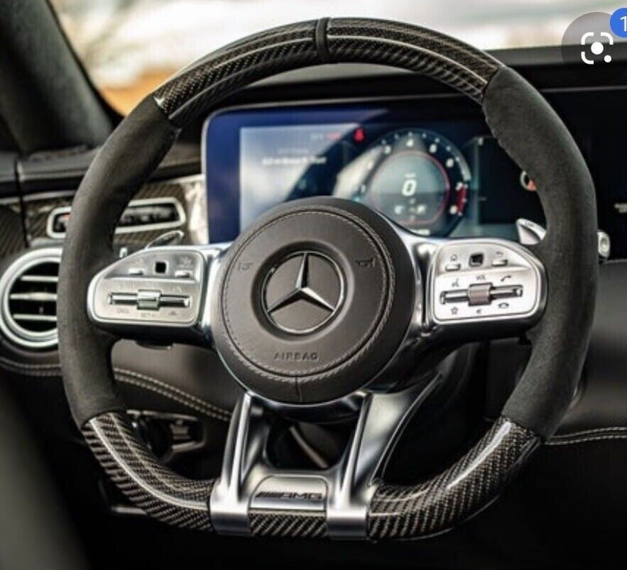FIT FOR 19~22 for MERCEDES AMG G/C/E/S/CLS63 GT GLE CARBON FIBER STEERING WHEEL