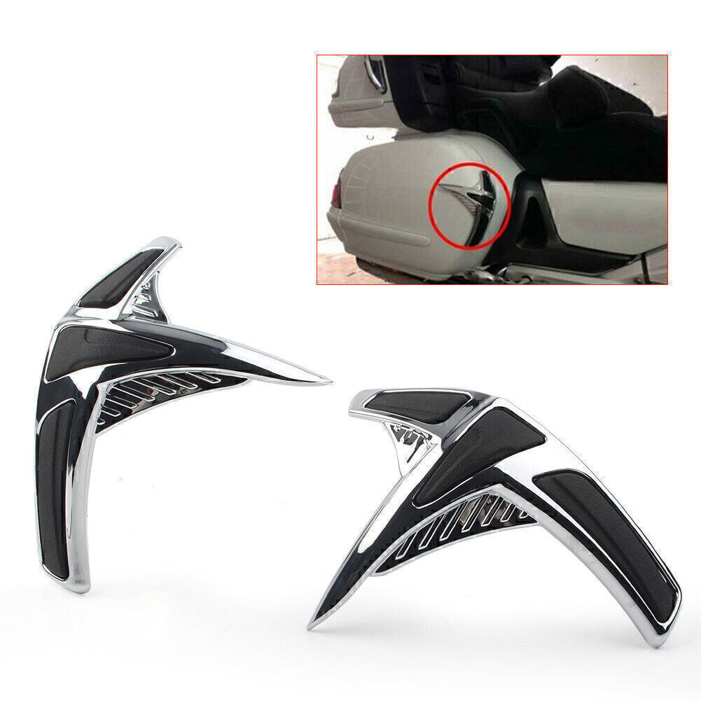 2X Rear Fairing Sddlebag Front Scuff Protectors Fits for Honda GL1800 2001-2011 2010