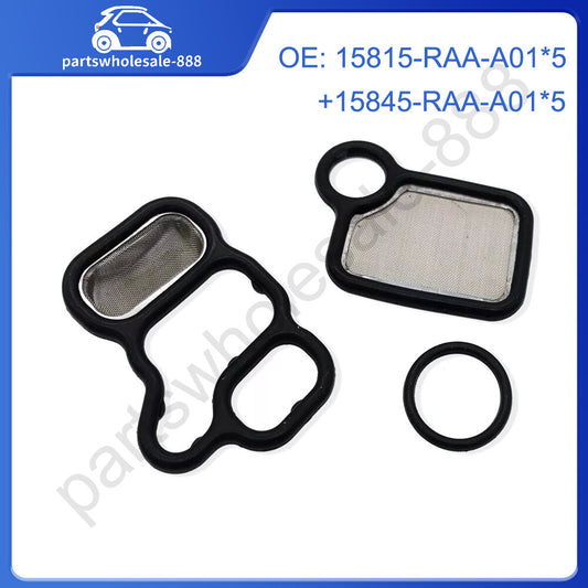 15815-RAA-A01+15845-RAA-001 VTEC solenoid valve gasket and VTC filter suitable for Honda