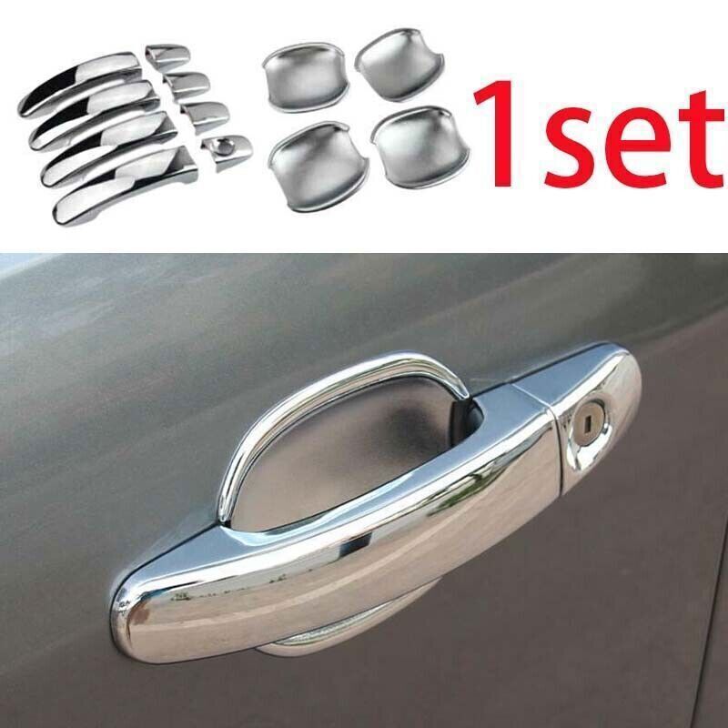 for Ford Focus ST RS 12-18 12X Chrome Side Door Handle Bowl Moulding Cover Trim