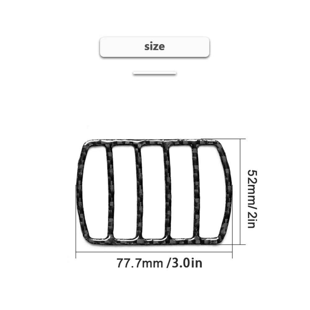 Carbon Fiber for Co -pilot Demist Air Vent Outlet Trim for Suzuki Grand Vitara 06-13