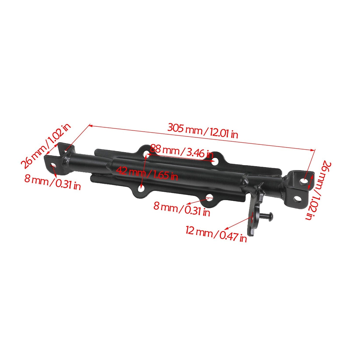 Footpeg Footstool Mounting Bracket for Fo Pit Dirt Bicycles CRF50 XR70 SSR 125CC