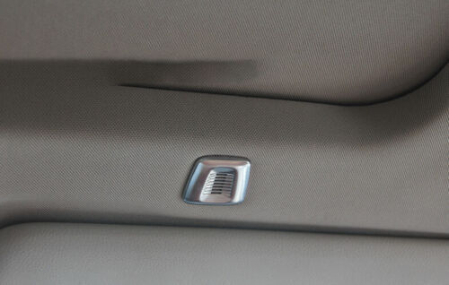 Car Roof Microphone 2PCS Cover Trim ABS Silver for BMW 3 4 Series GT 2013-2019
