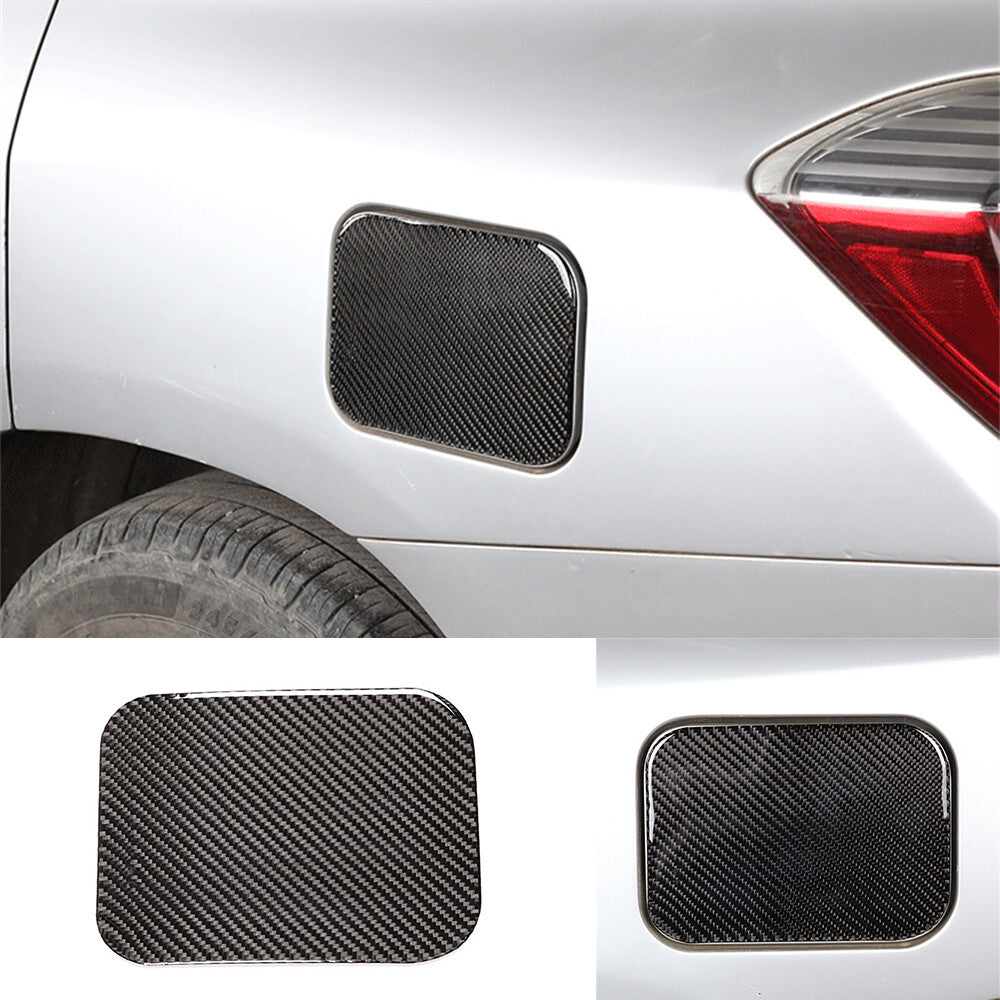 Carbon Fiber Fuel Tank Filler Door Cover Gas Cap for T@yota Highlander 2009-2013