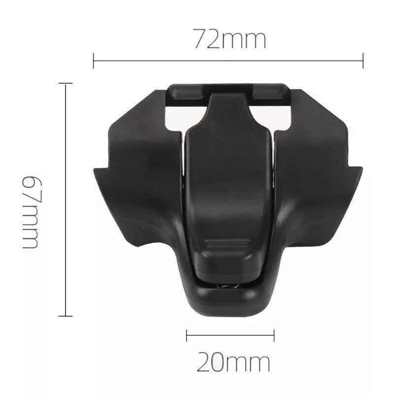 2-Pack ABS Black Sunroof Shade Handle Buckles LR019776 for Land Rover Freelander 2