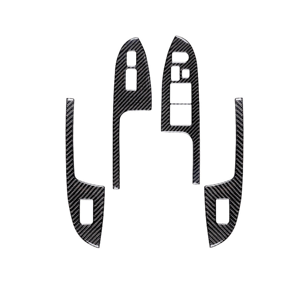10Pcs / Set Interior DecorCover Trim Carbon Fiber for Honda Accord SEDAN 2003-2007