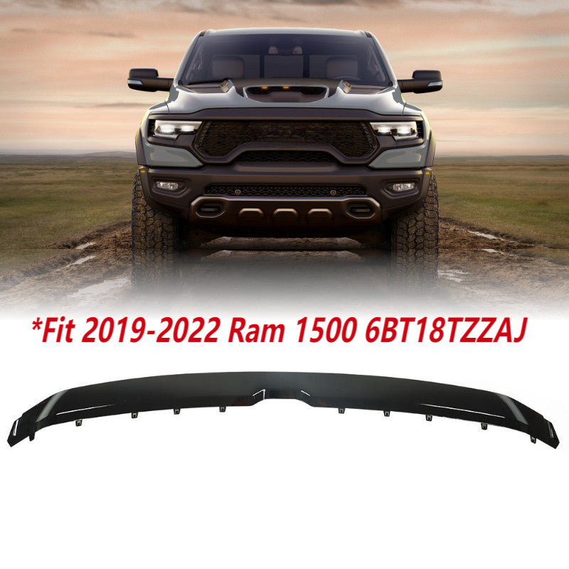 Front Upper Replacement Molding Grille Black For 2019-2022 for Ram 1500 6BT18TZZAJ
