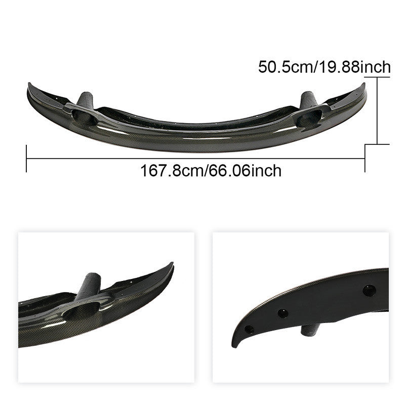 GT4 Style Front Bumper Lip Splitter For 2008-13 for BMW E92 E93 E90 M3 Carbon Fiber