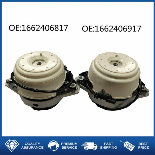 Left  Right Engine Mount Set for Mercedes 1662406817 1662406917 W166 ML350