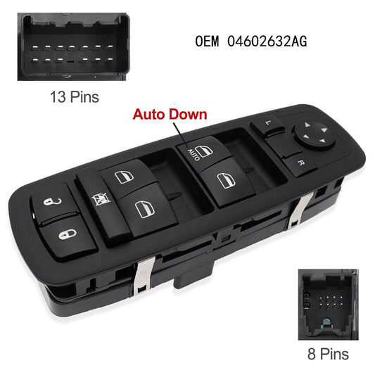 for Chrysler / for Dodge / for Ram / for Jeep Driver Side Master Power Window Door Control Switch
