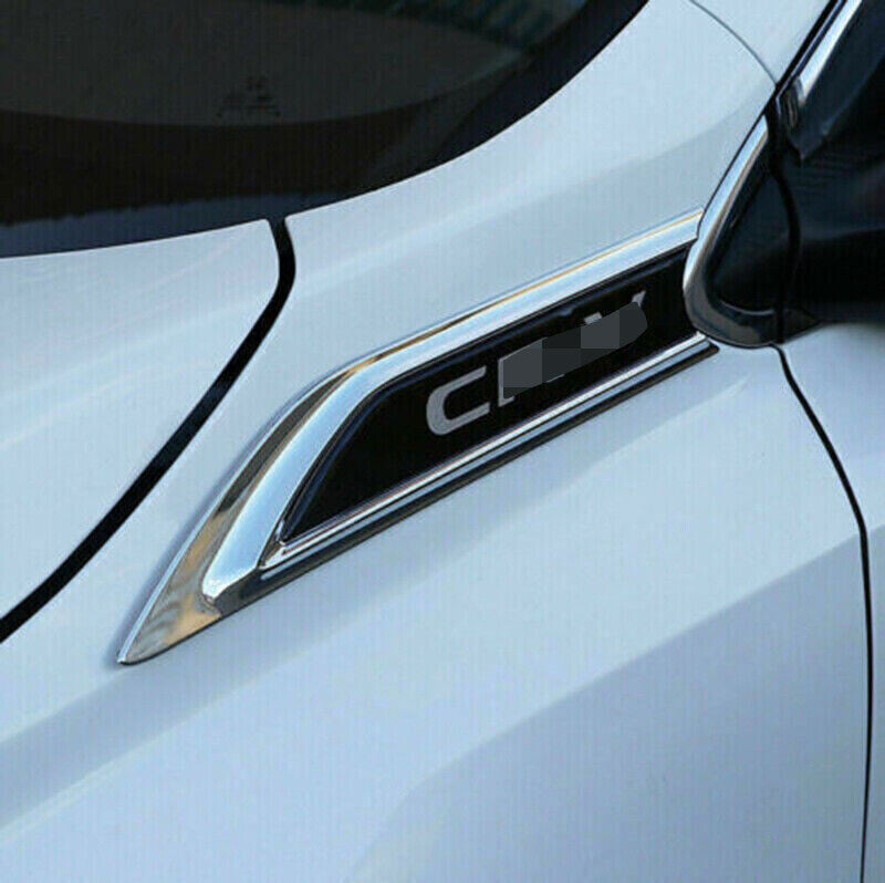 Decor Fender Side Body Molding Emblem Hood Trim Cover for Honda CR-V 2017-2022