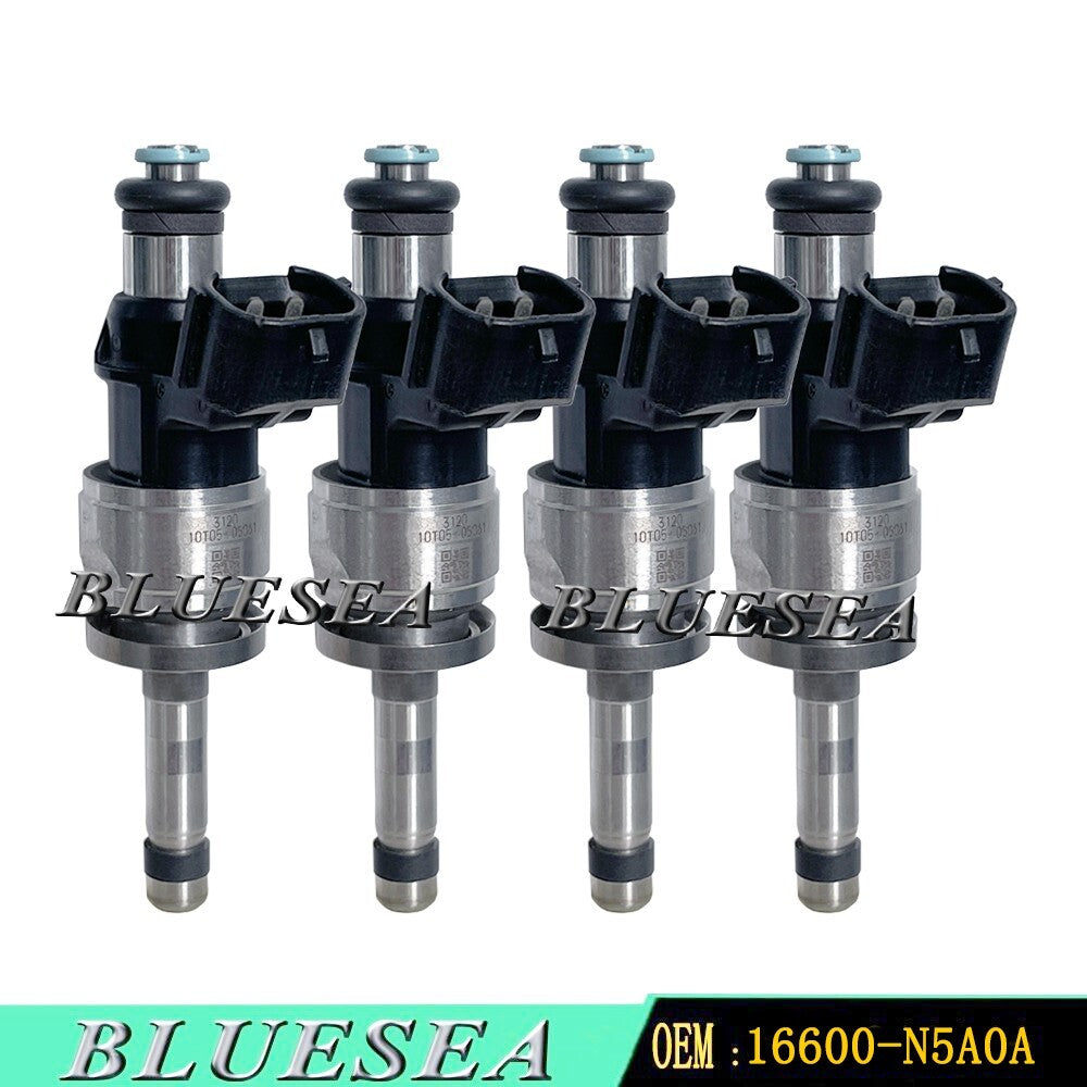 16600-5NA0A 4PCS Fuel Injector for 18-2023 INissan Altima2.0L Nfiniti QX50 2.0L