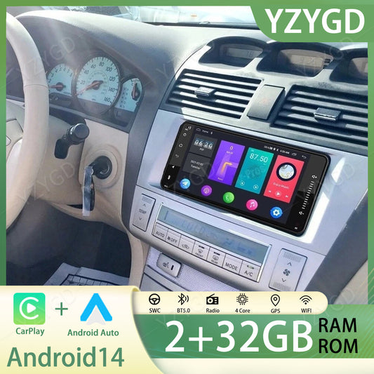 for Toyota Solara 2004-2008 7Android Car Stereo Radio Carplay GPS Navi WIFI